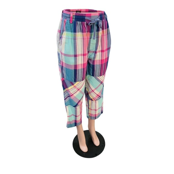 BDG Urban Outfitters Modern Day Pull On Pants Size Medium‎ Multicolor Plaid - Picture 15 of 16